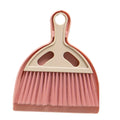 1 Set Small Broom Dustpan Ergonomically Designed Dustpan Brush With Soft Bristles Portable Crumb Sweeper Cleaning Tool For Home Zpaxo Pink