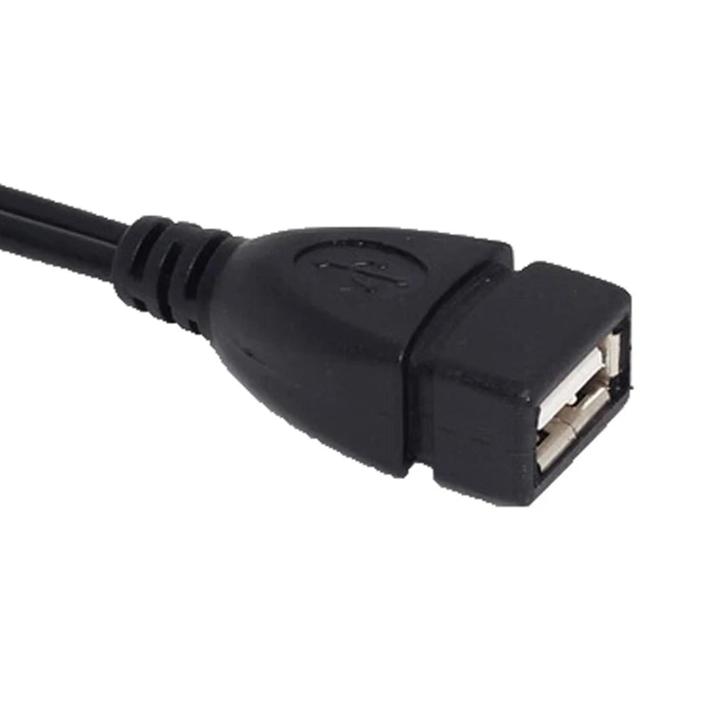 2 in 1 Micro USB to USB 2.0 OTG Adapter Cable with Micro USB Power for amazon TV Tablet PC Smartphone Zpaxo