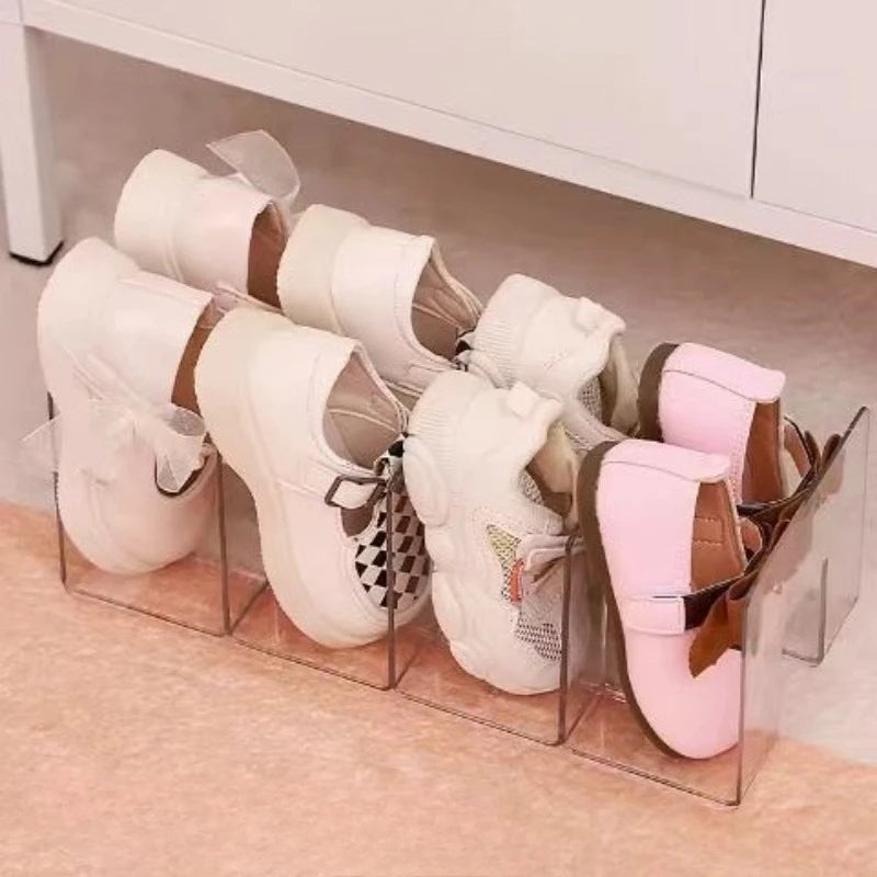 New Acrylic Transparent Shoe Rack Display Rack Shop Multi-layer Commercial Shoe Rack Men's and Women's Shoe Bag Bracket Zpaxo