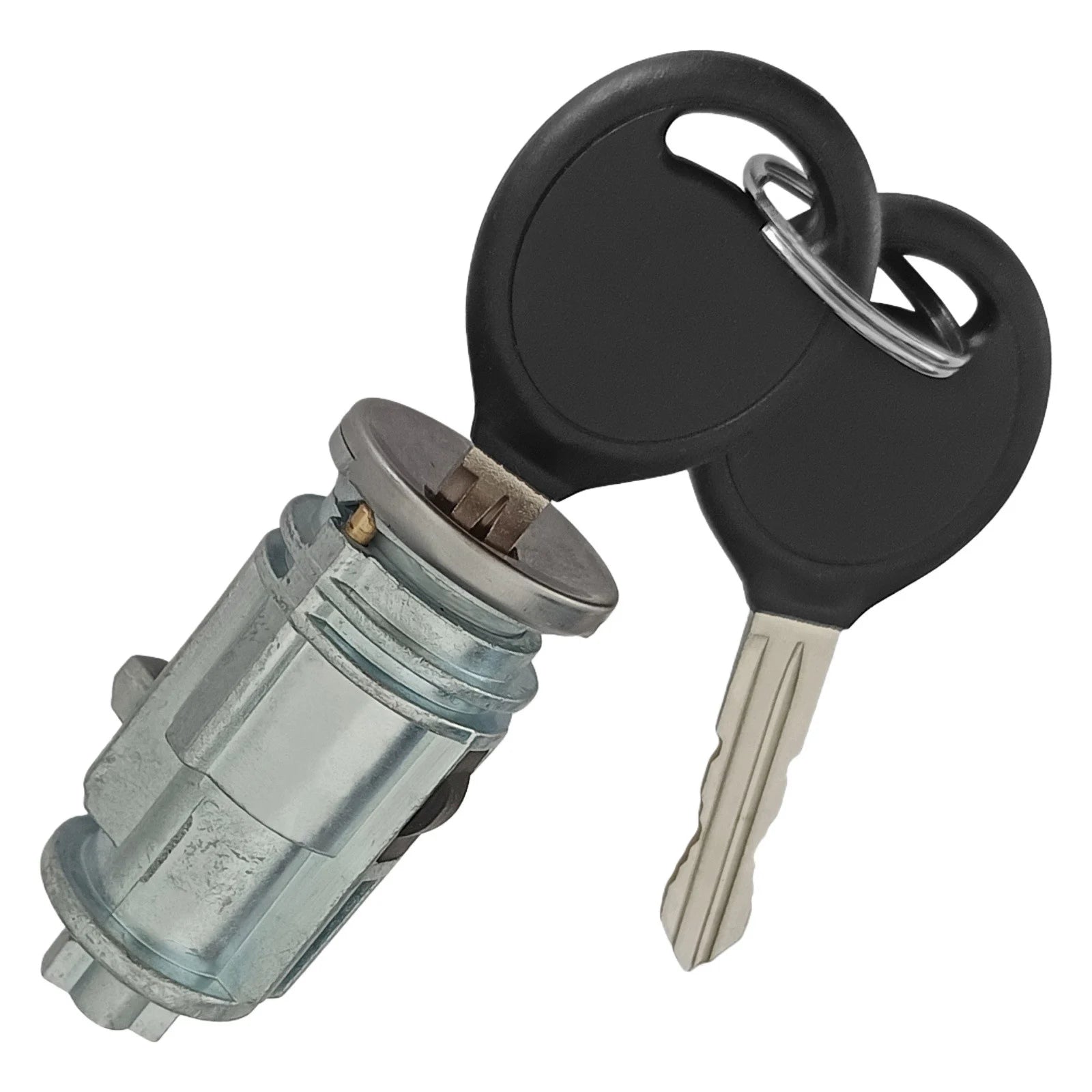 Vehicle Ignition Switch Lock Cylinder 2 Keys Matched Replacement