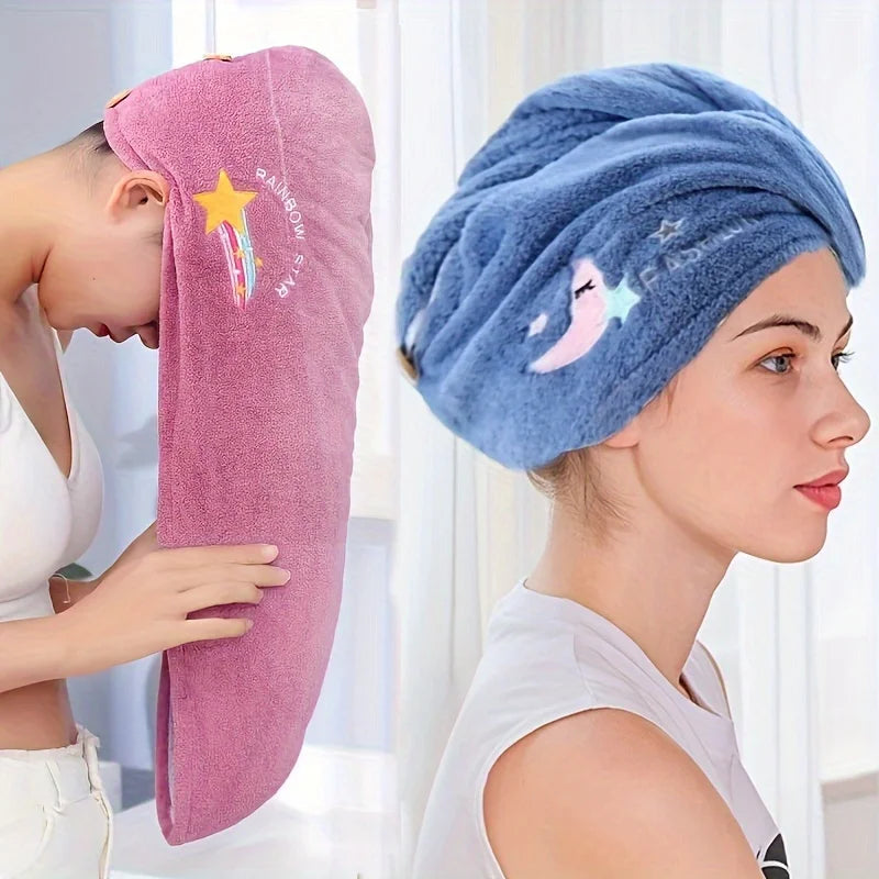 Super Absorbent Microfiber Hair Towel Wrap Bonnet for Women Hair Towel Wrap Zpaxo