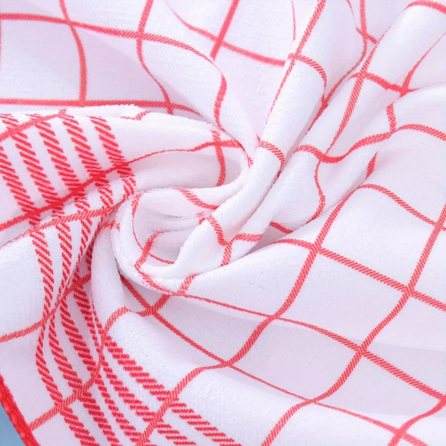 Large 40x60cm Absorbent Lint-free Dish Cloths Quick-drying Soft
