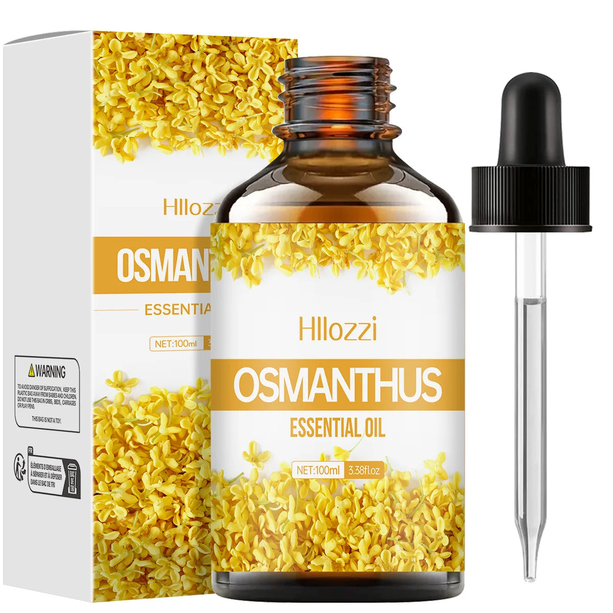100ml/60ml/30ml Osmanthus essential oil Plant essential oil Pure essential oil Humidifier Aromatherapy Soap DIY Production Zpaxo 100ML OSMANTHUS Other