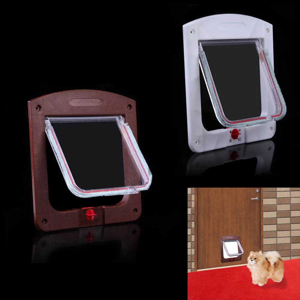 Lockable Kitten Dog Pet Lock Transparent Design Security Wall