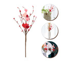 Valentine Stem Branches Heart Shaped Picks Artificial Flowers Stems