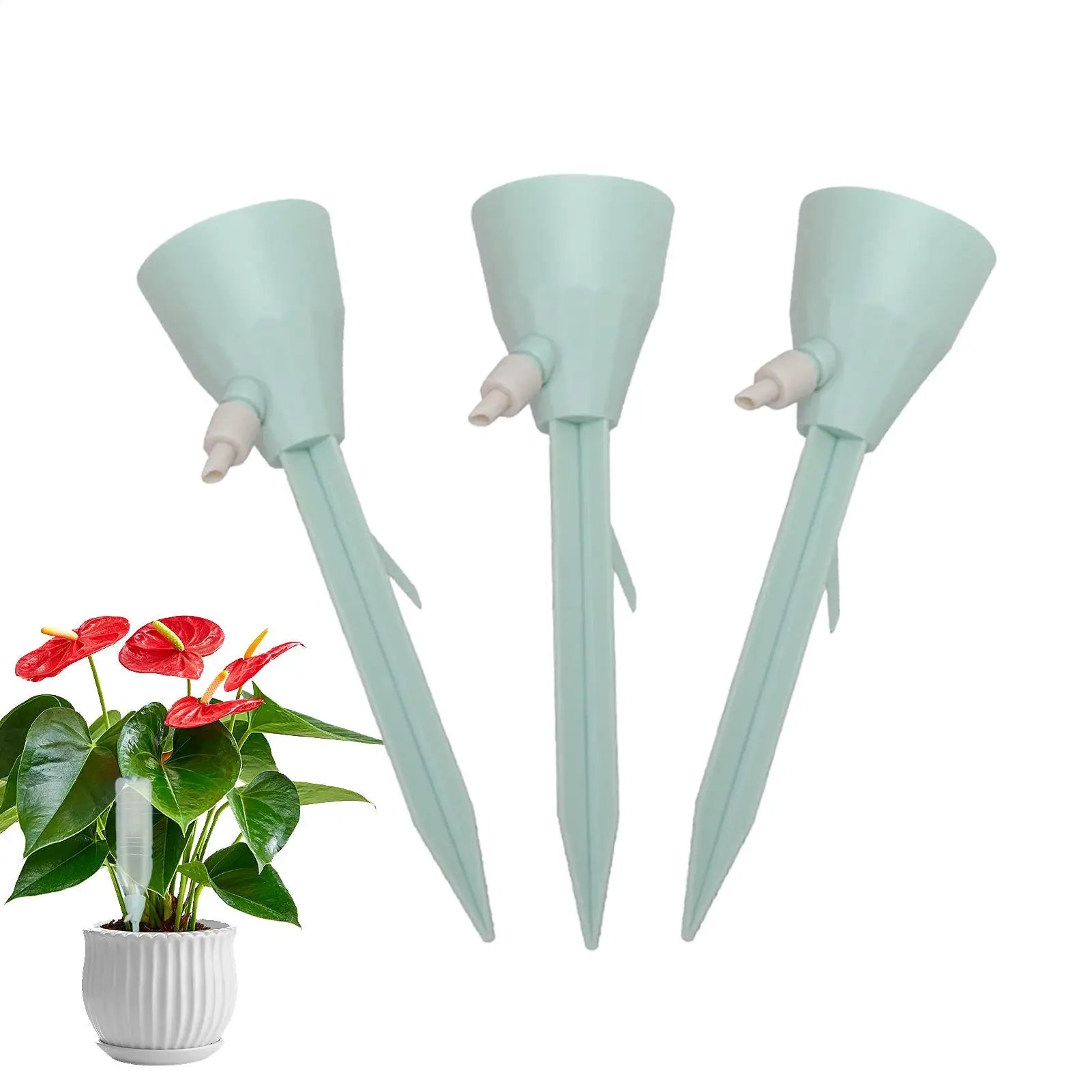 3/6Pcs Adjustable Drip Irrigation System Automatic Self Watering Spikes For Plants Indoor Outdoor Potted Plants Irrigation Zpaxo