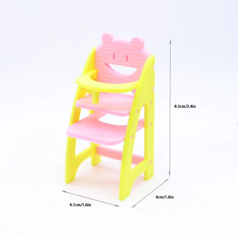 Children's Pretend Play 1 12 Scale Baby Chair Model Doll House Zpaxo A1