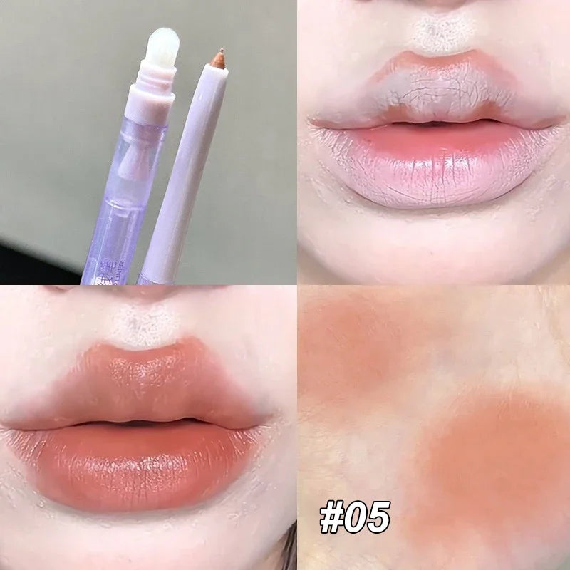 8 Colors Double Headed Lip Liner Waterproof Matte Lipstick Pencil Zpaxo 05