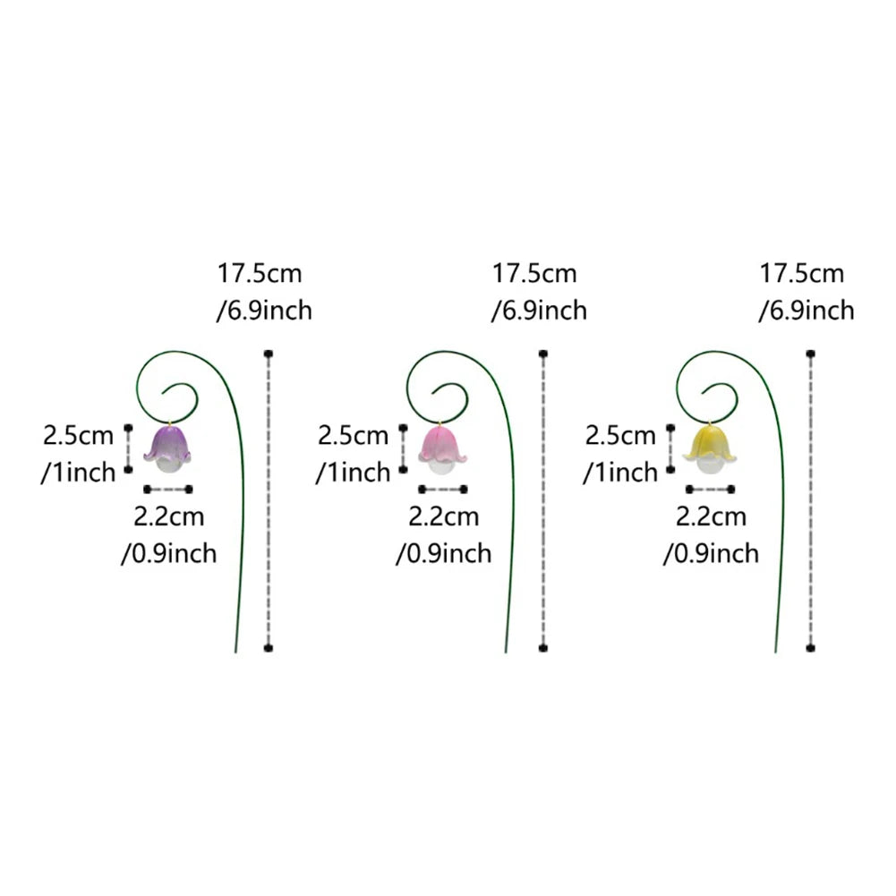 Flower Pick Stand Artificial Flowers Garden Decor Outdoor Fake Faux