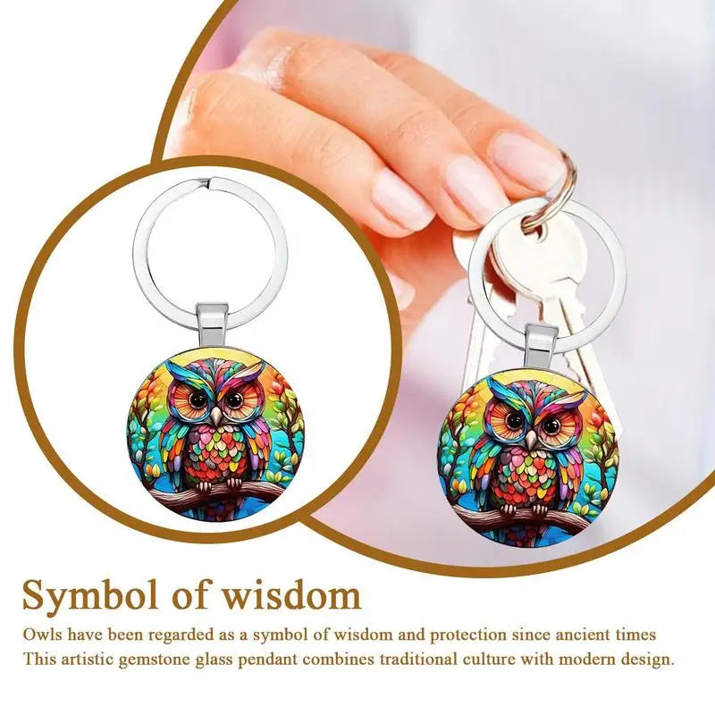 Owl Keychain Cute Animal Keychains For Women Modern Lucky Key Holder Home Decoration For Kids Adults Car Birthday Zpaxo United States