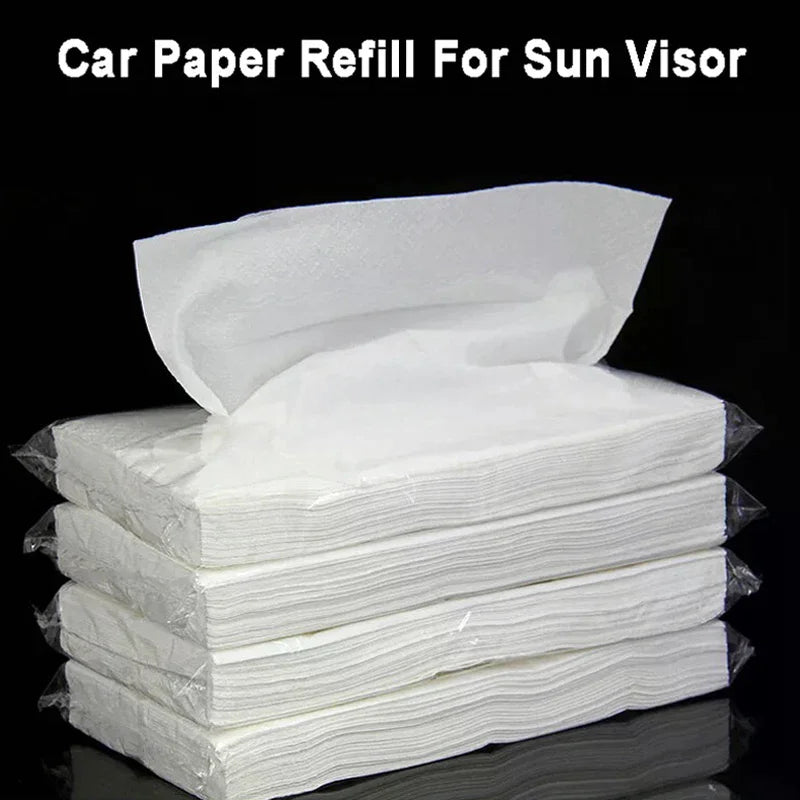 5-Pack Car Tissue Refill – 30 Sheets, 3-Ply Sun Visor Tissue
