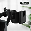 Pram Cup Holders Children's Stroller Bottle Holders Pram Bottle Holders Anti-Slip Design Pram Accessories Mobile Phone Holders Zpaxo black