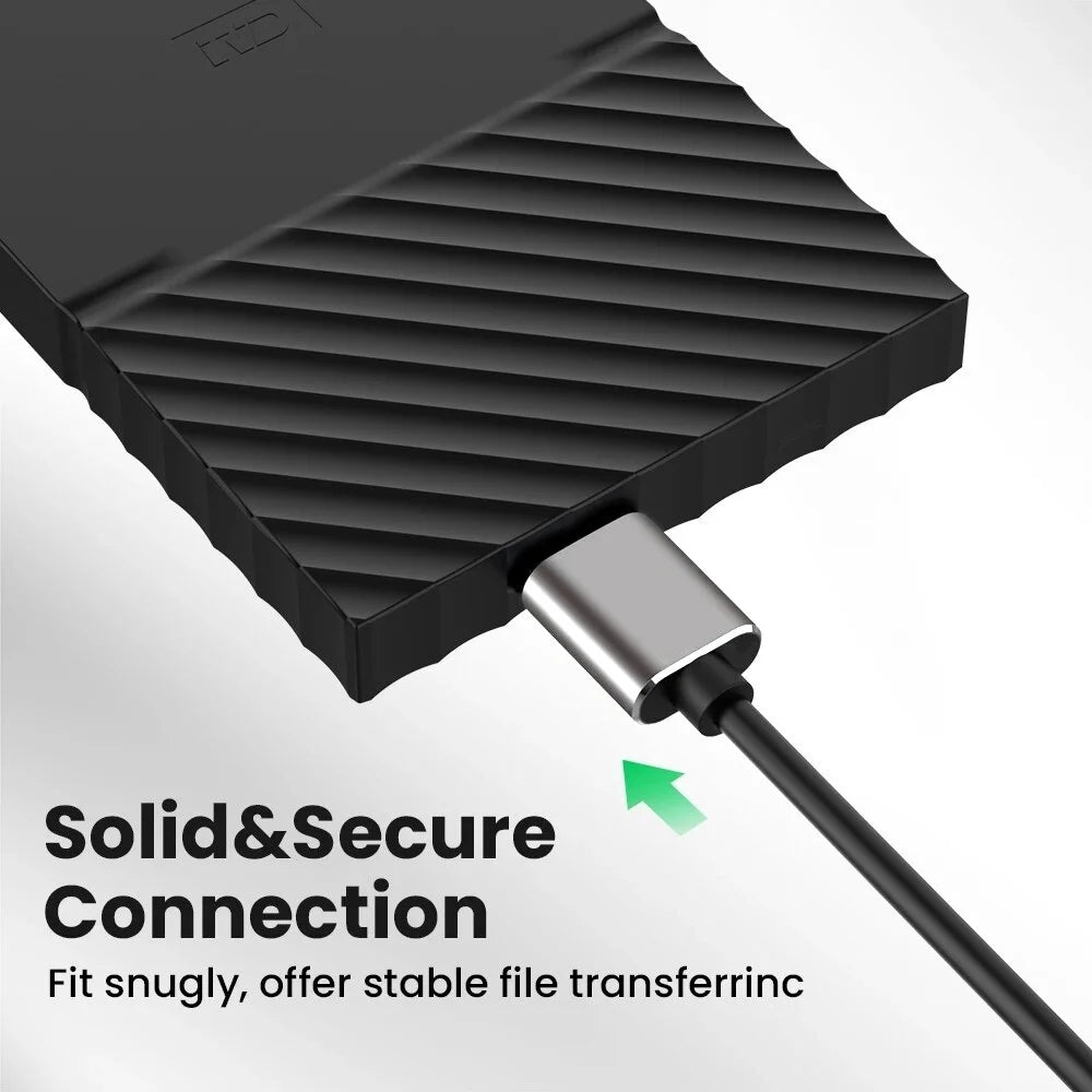 External Hard Drive Cable USB 3.0 Type C To Micro B Male Adapter For Toshiba Seagate WD Lenovo PC Laptop HDD Disk Data Sync Cord Zpaxo