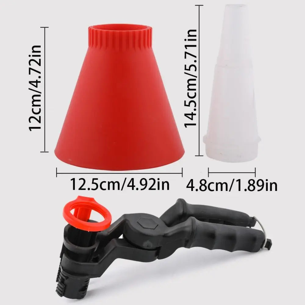 Leak-Proof Car Engine Oil Funnel Set Precision Clamp Oil Filling Kit Adjustable Bracket Car Refueling Funnel Zpaxo