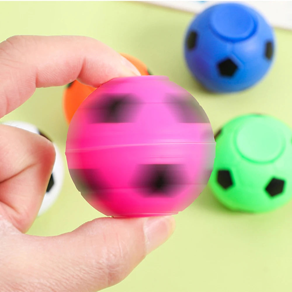 6/12Pcs Mini Fidget Spinner Soccer Ball Toy for Kids Party Favors Soccer Gifts Stress Balls for Birthday Classroom Prizes Zpaxo