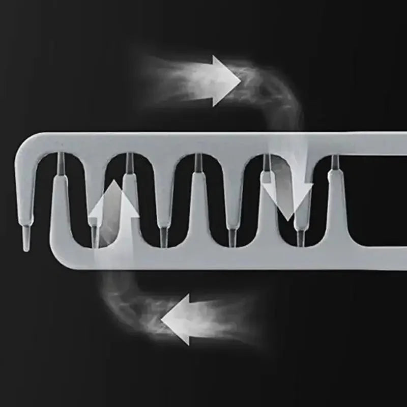 1PC Men's Volumizing Hair Comb Fluffy Roots Styling Tool Anti-Static Hairdressing Comb for Natural Curling Perm Daily Hair Care Zpaxo