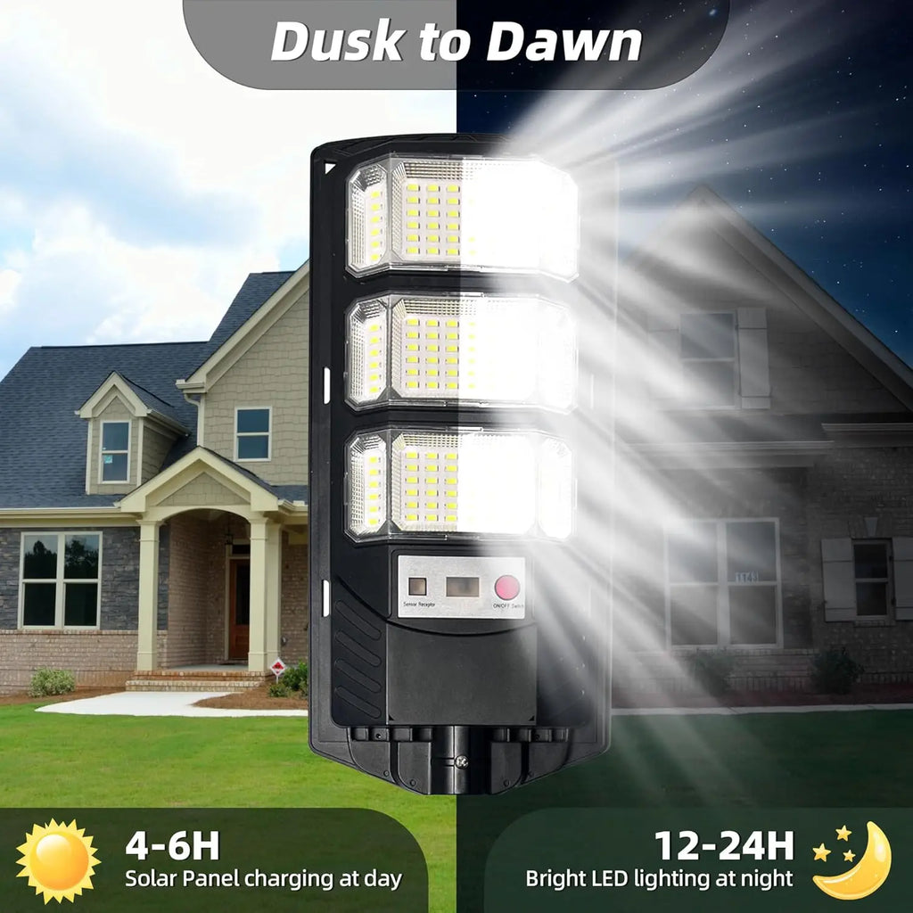 Solar Power Wall Lights Motion Sensor Outdoor Sunlight Charge Zpaxo