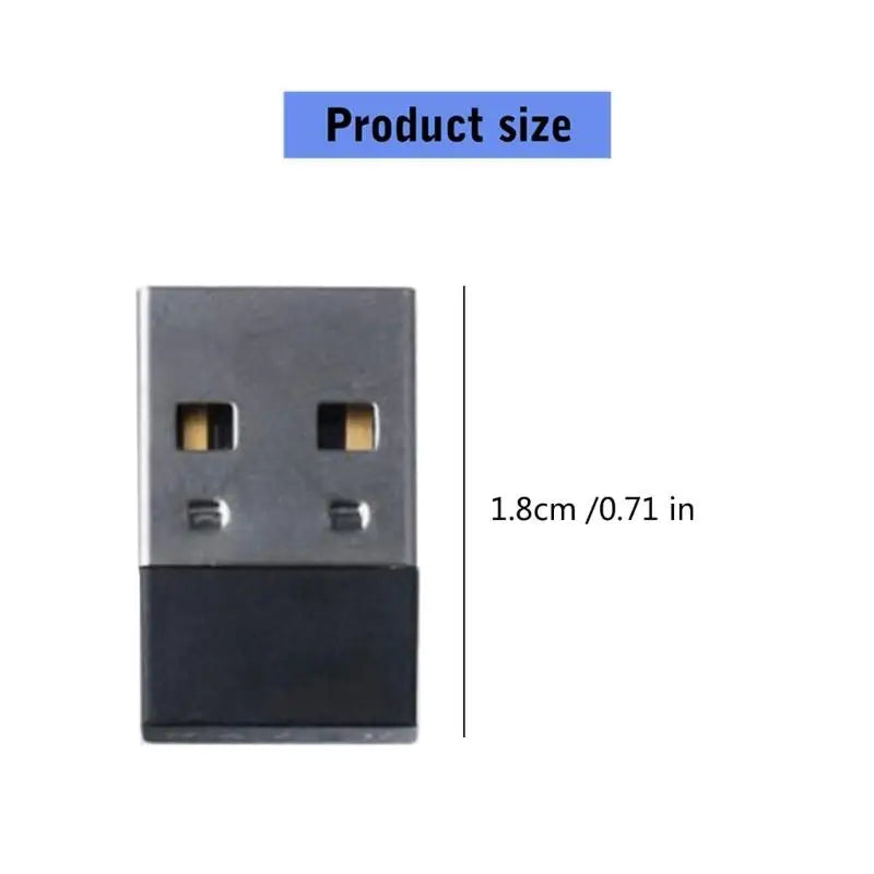 652F Wireless Mouse USB Adapter 2 4Ghz Frequency Low Latency Plastic Zpaxo