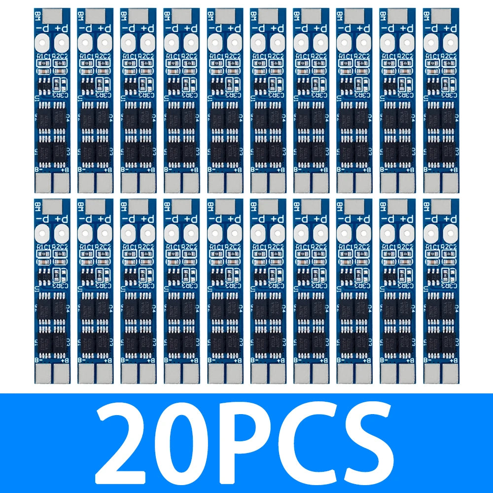 2S 7 4V 8A 18650 Battery Management System Triple Protection Board Zpaxo 20PCS
