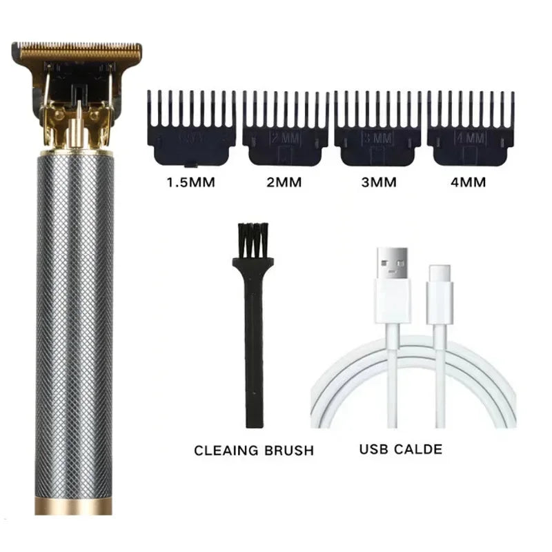 2026 Electric Hair Cutting Machine Vintage T9 Clipper Rechargeable Zpaxo SliverGrid