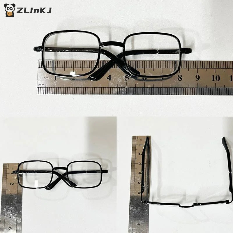 ▶1/6 Blythe Doll Metal Glasses Accessories Photography Props 8.5cm For 20cm Cotton Doll Action Figure Zpaxo