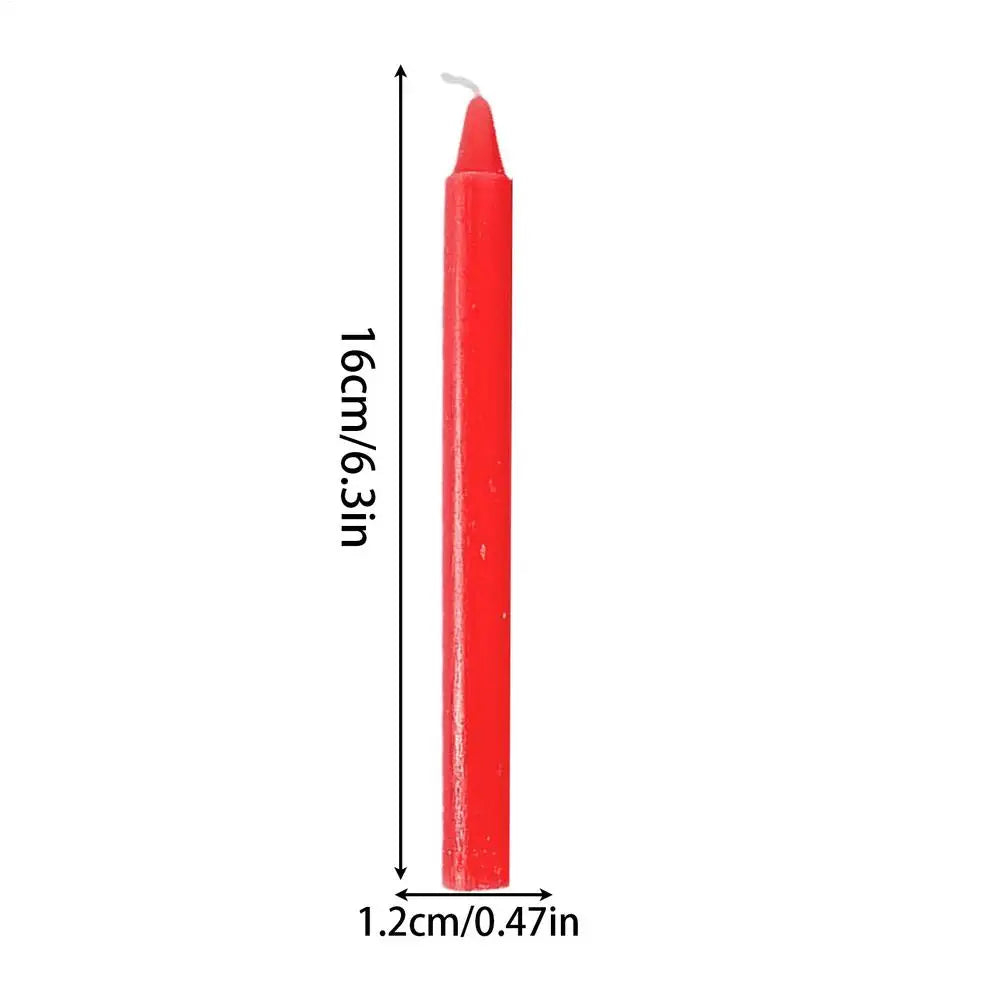 Household Candle Lighting Mini Taper Smokeless Odorless Candles