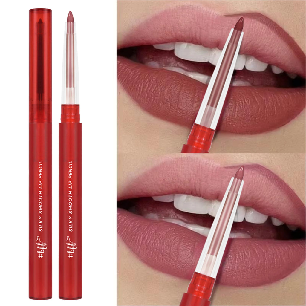 1PC Vibrant Colors Lip Liner, Colorfast, Easy to Color, Waterproof, , Not Sticky, Lightness, Portable Travel Makeup Zpaxo