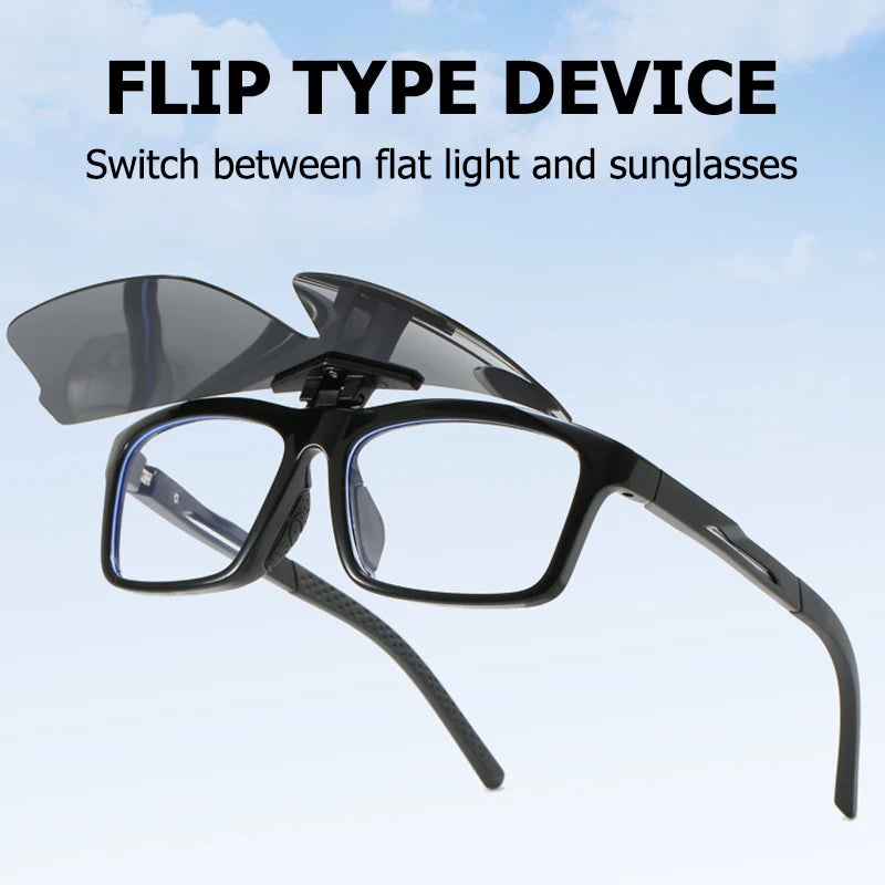 Toptrek Flip Updown Outdoor Sports Cycling Sunglasses Men Male Female Polarized Driving Eyewear UV400 Sun Glasses Women Baseball Zpaxo