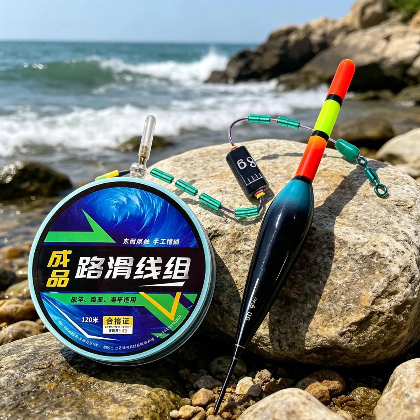 Lines for Fishing with Color Changing Float Portable Fishing Wire for Anglers Fishermen Men Fathers Husbands Saltwater Sea Lake Zpaxo