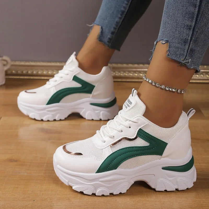 Women's Mesh Fabric Breathable Comfortable Vintage Sneakers 2026 Zpaxo