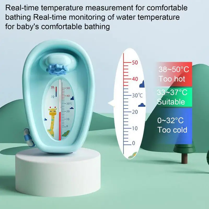 Baby Bath Temperature Toddler Bath Floating Temp Gauge Fast-Reading Waterproof Baby Bathtub Temperature Toy For Travel Nursery Zpaxo