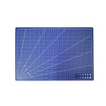 A3/A4/A5 Multifunctional Craft Cutting Pad PVC Table Pad Leather Process Anti Cutting Single-Sided Carving DIY Self-Healing Pad Zpaxo Blue A3 45x30cm