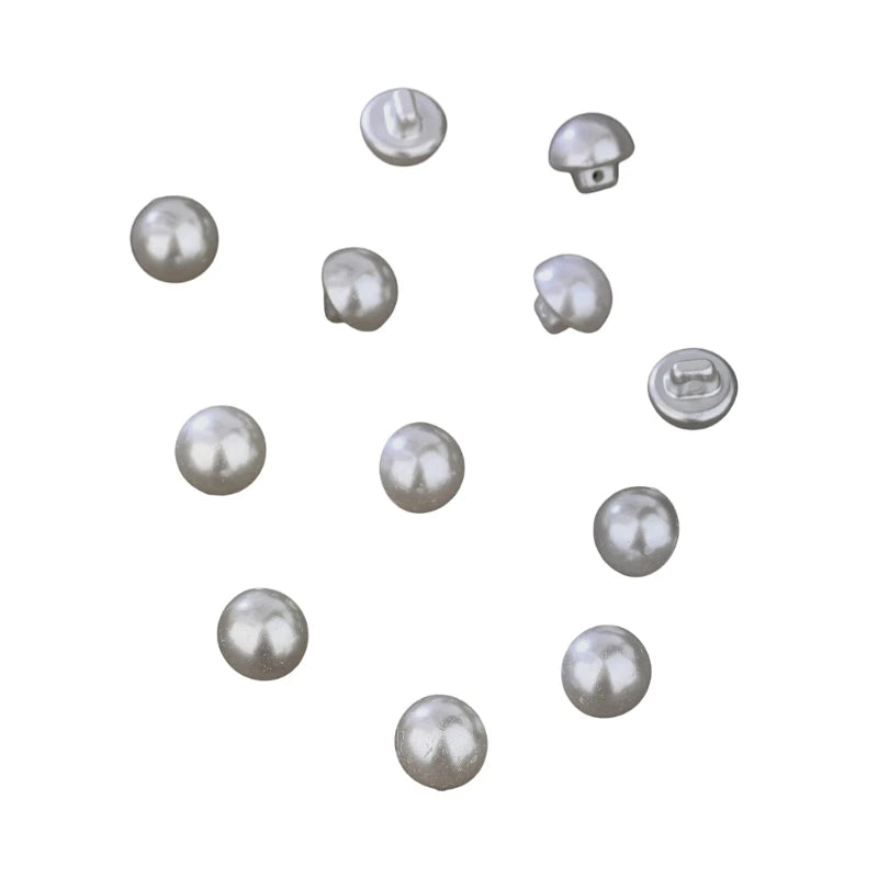 12 Pcs Mushroom Buttons Round Sewing Buttons for Dressmaking and Tailoring False Pearls Buttons Zpaxo