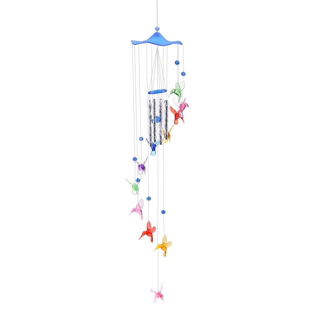 Hummingbird Courtyard Decorative Windbell Handmade Wall Hanging Wind