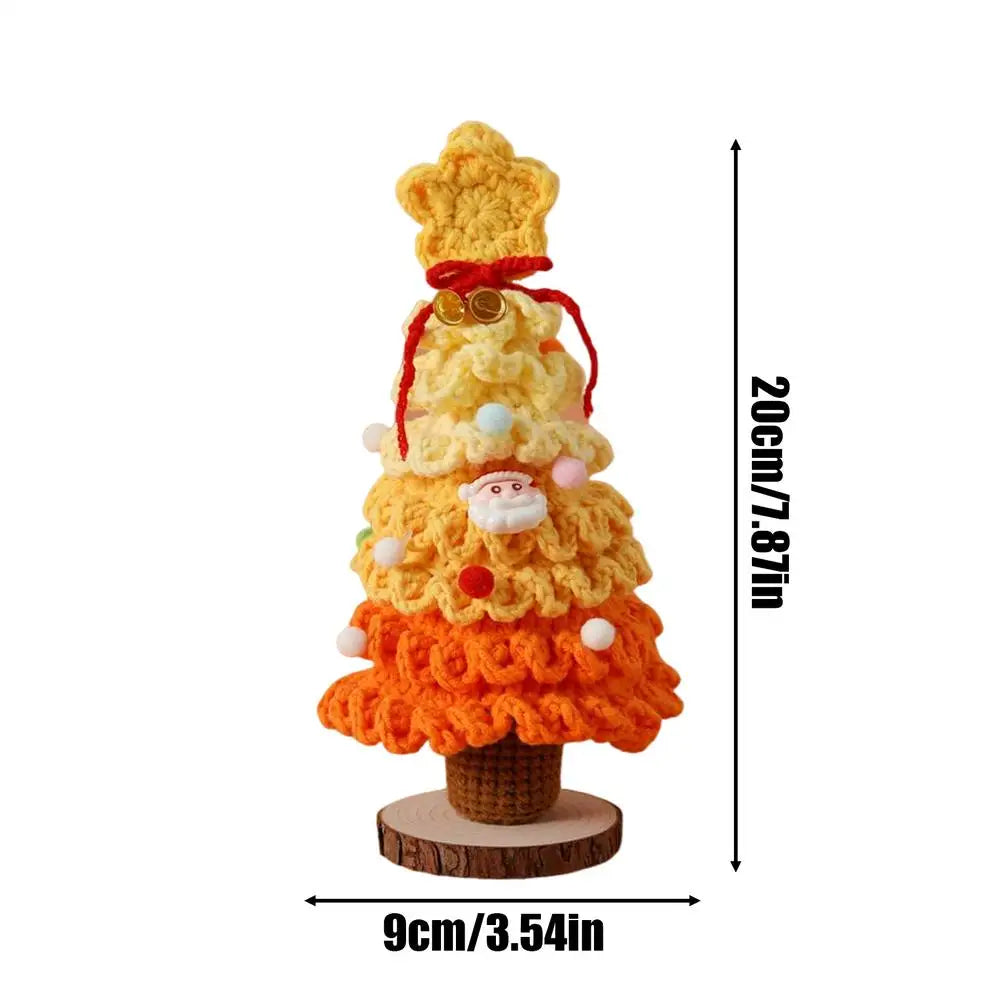 Christmas Tree 7-Layer Gradient Colors Knitting Crochet Holiday Zpaxo A China Mainland