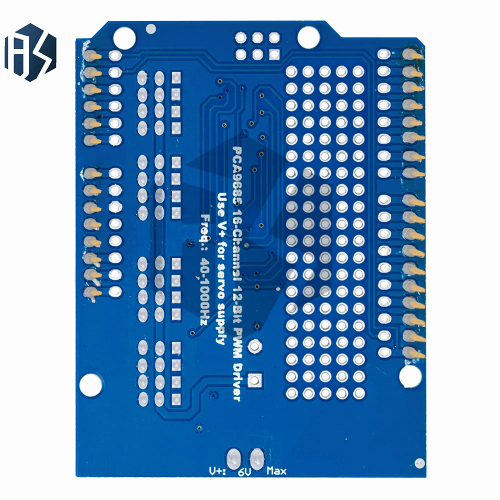 GREAT IT V2 I2C Motor Driver Shield PWM Stepper Motor Servo Controller Module for Arduino Zpaxo