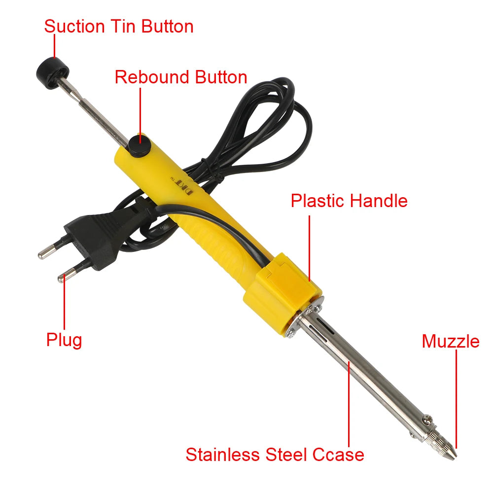 Hand Tool Electric Iron Welding Equipment 2-in-1 Tin Suction Gun EU