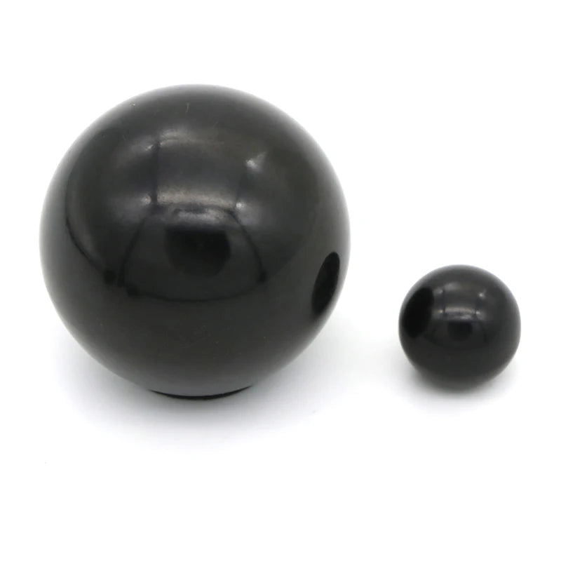 Black Plastic M4 M5 M6 M8 M10 M12 Thread Ball Shaped Head Clamping