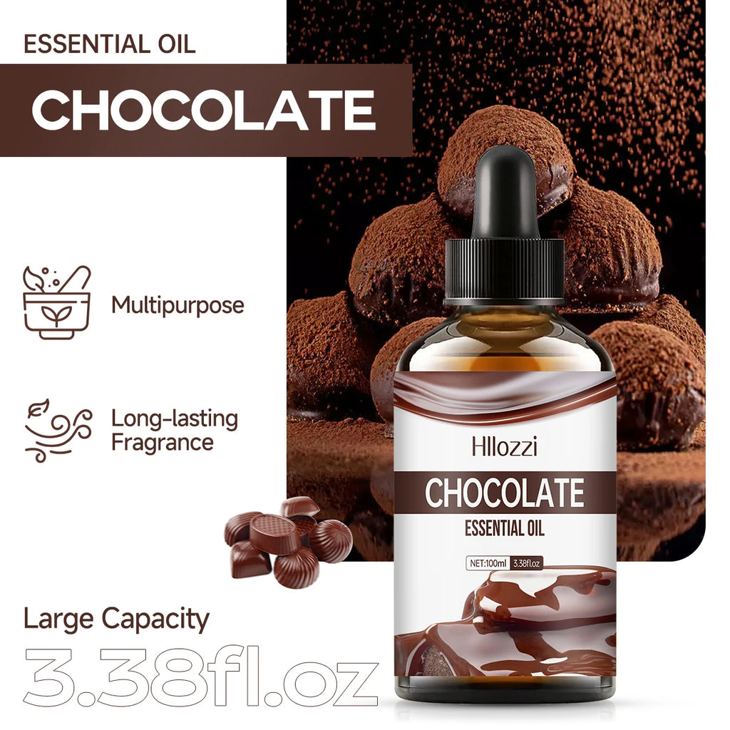 CHOCOLATE ESSENTIAL OIL Suitable Daily Care Various Skin Types Zpaxo