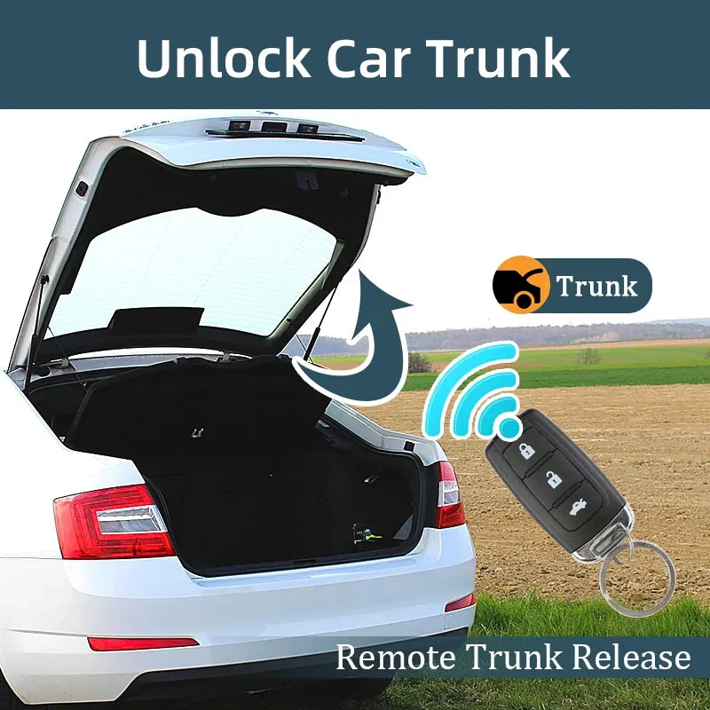 Hippcron Car Alarm Central Locking Systems Auto Remote Door Lock