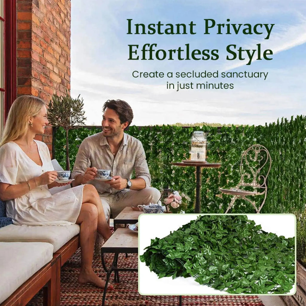 Outdoor Privacy Screen Realistic Decorative 19x118 Inch Artificial
