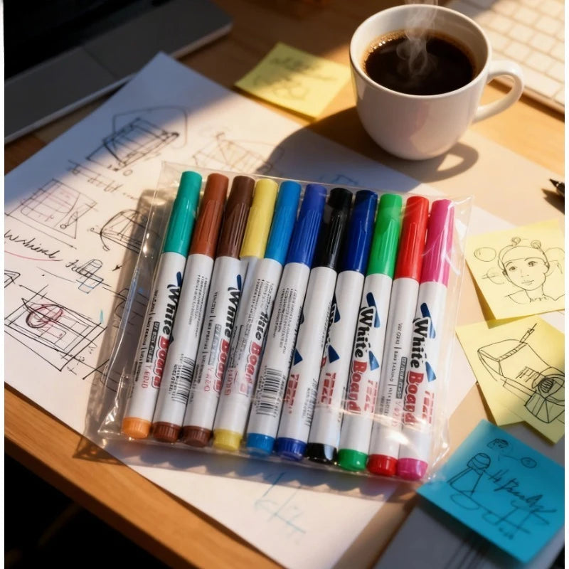 Board Markers Non-toxic Dry Erase Ideal Office School Use Suitable