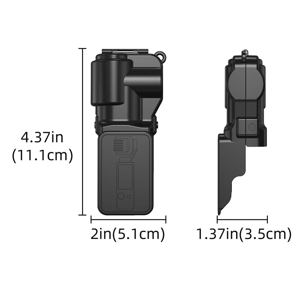 For DJI Pocket 3 Camera Protective Cover Anti-Scratch Hard Lens Cap Case Lens Cap Protect Shell Outdoor Travel Photography Tool Zpaxo