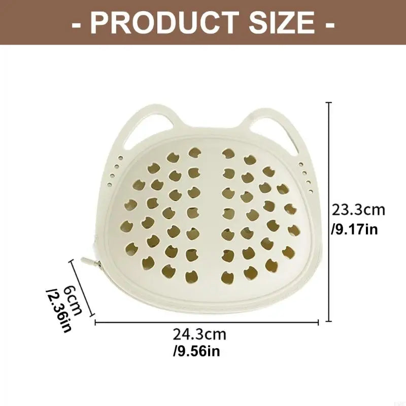 Cats Themed Silicone Underwear Laundry Bag Mesh Structure Machine Wash Friendly Zpaxo