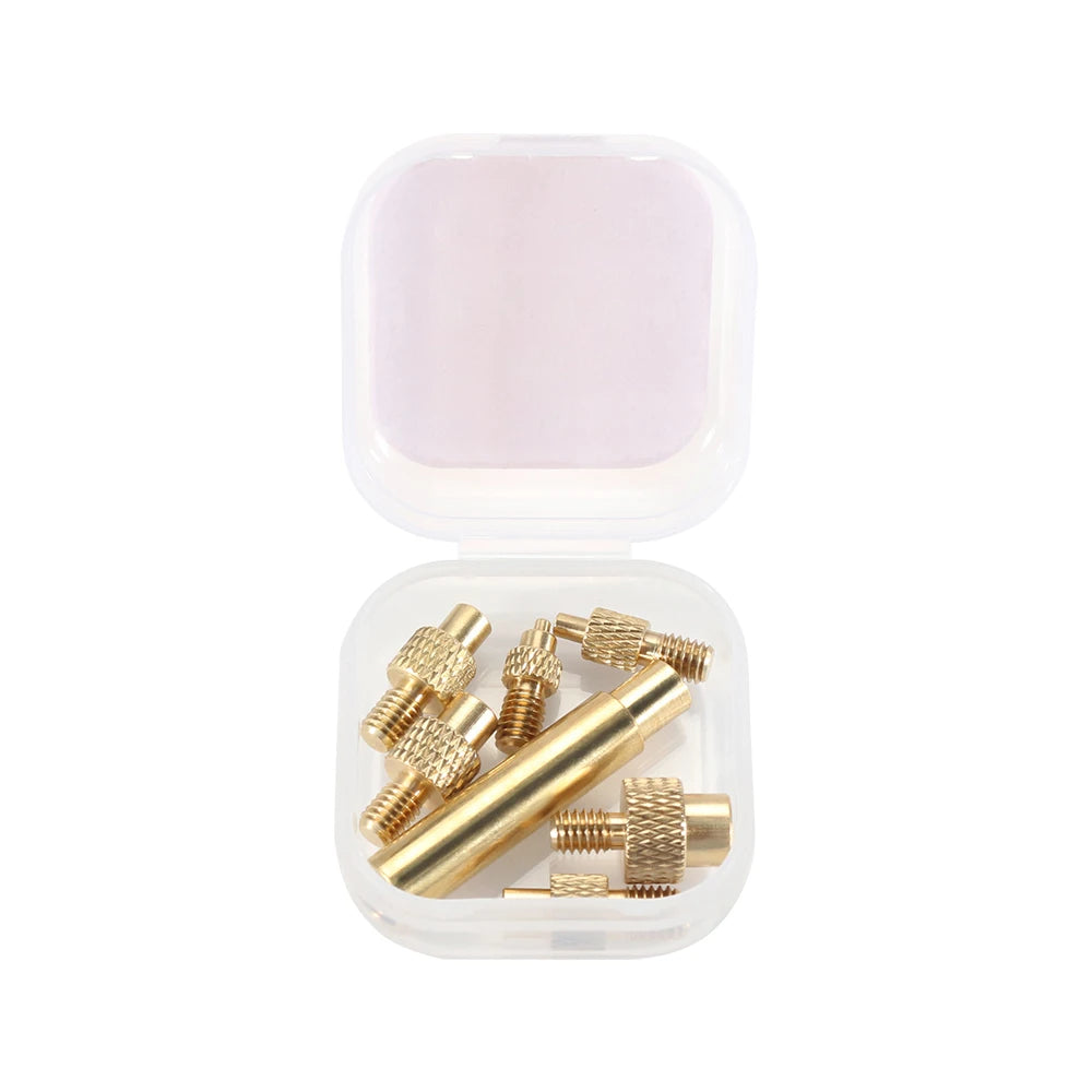 Heat Set Insert Soldering Iron Tip Head M2 M3 M4 M5 M6 M8 Hot Melt Insets Nut Brass Embedded Thread Insertion Kit For 3D Printer Zpaxo