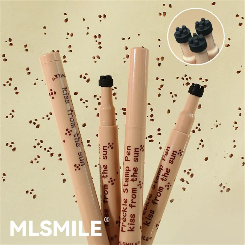 Natural Lifelike Freckle Pen Waterproof Concealer Dot Spot 3D Stamp Zpaxo