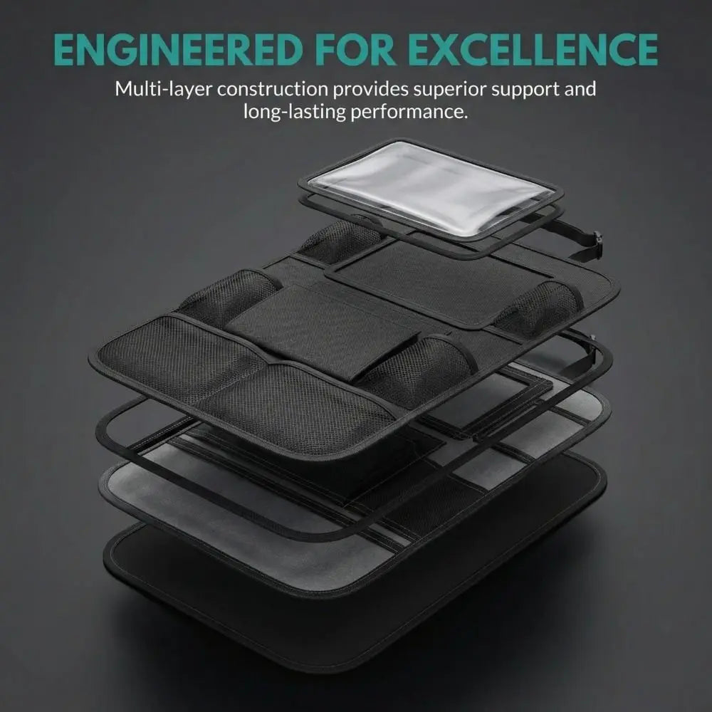 Multifunctional Backseat Car Organizer Touch Screen Tablet Holder High-Capacity Back Seat Organizers Tablet Phone Holder Zpaxo
