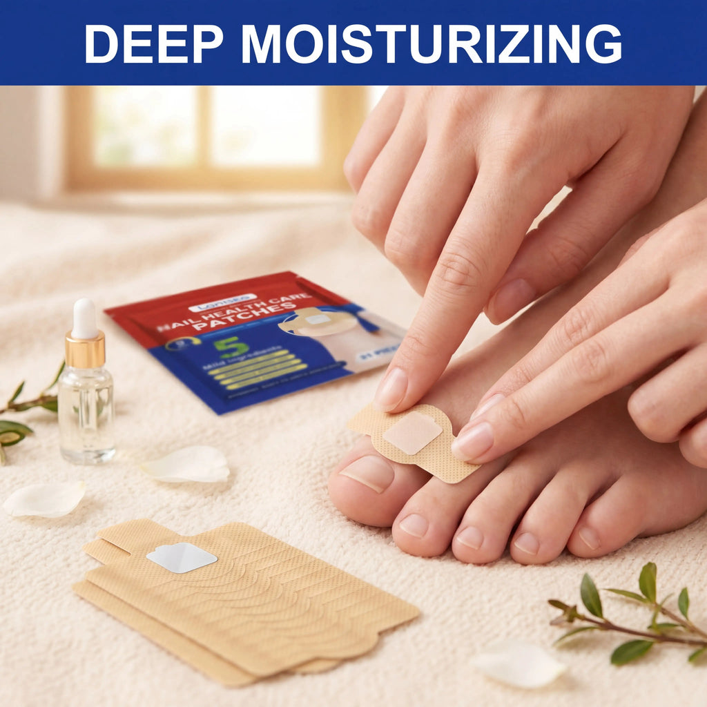 21pcs Nail Care Patches Long Lasting Moisturization Dry Skin Remedy Gentle Nourishing Brittle Nail Care Patches Eazy to Carry Zpaxo