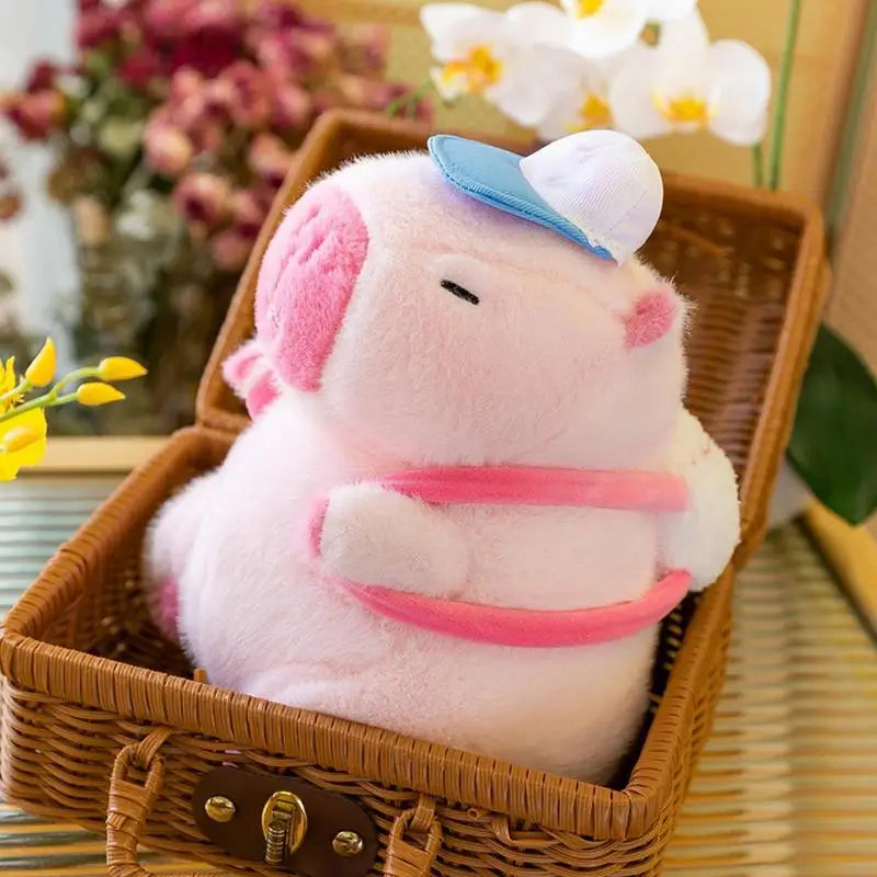 Capybara Stuffed Animal 9.8 Inches Stuffed Animal Toy Cuddly Plush Dolls For Kids And Adults Huggable Collectible For Living Zpaxo
