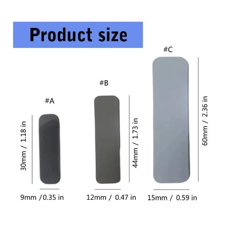 652F Shockproof Keyboards Bottom Case Rubber Feet Strips Black Pad Zpaxo